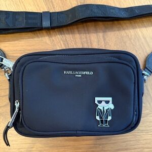 Karl Lagerfeld Voyage Convertible Belt Bag